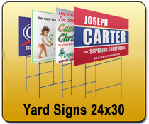 Yard Signs & Magnetic Business Cards - Yard Signs 24x30